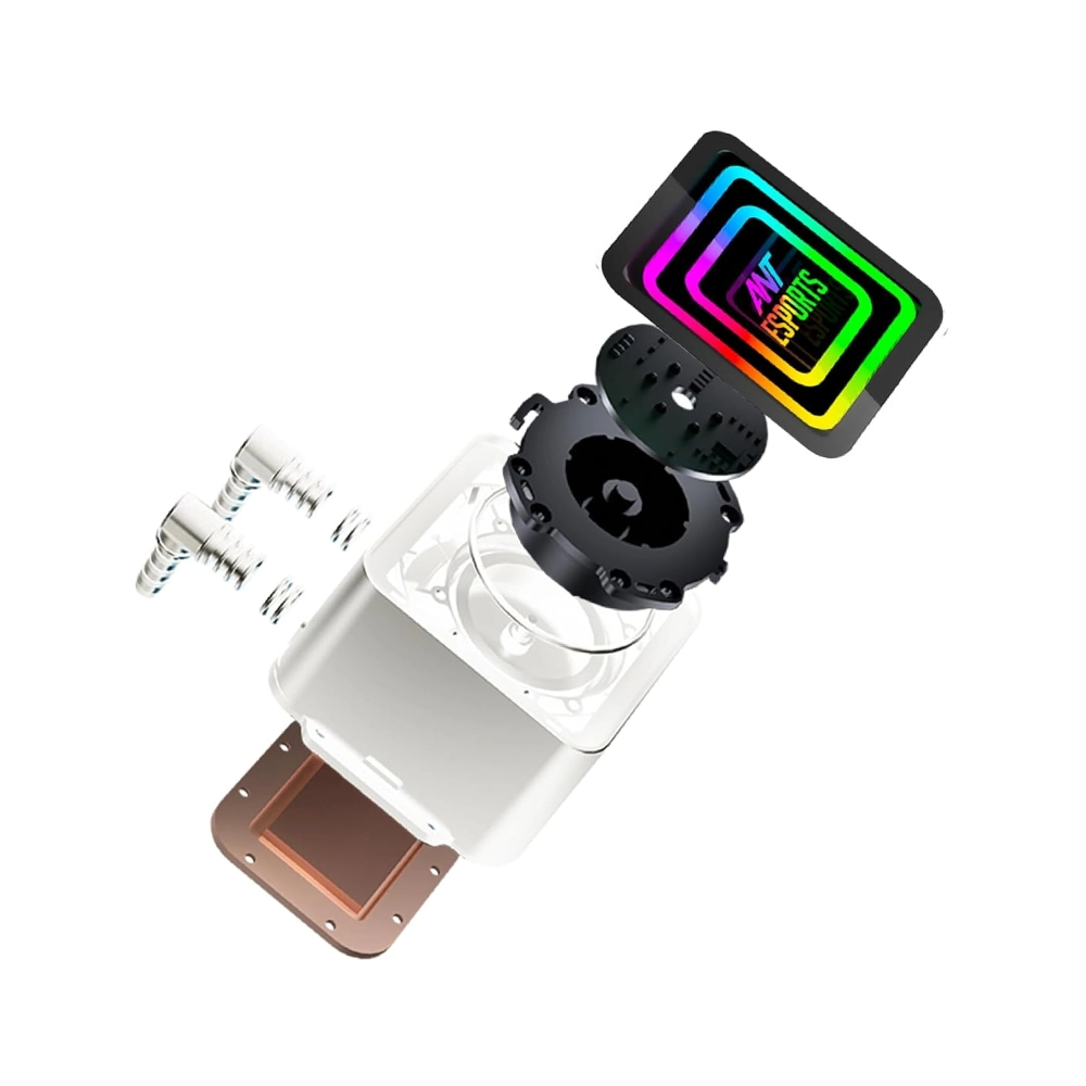 Ant Esports CPU Cooler Liquid ICE INFINITE 240 ARGB (White) view 3